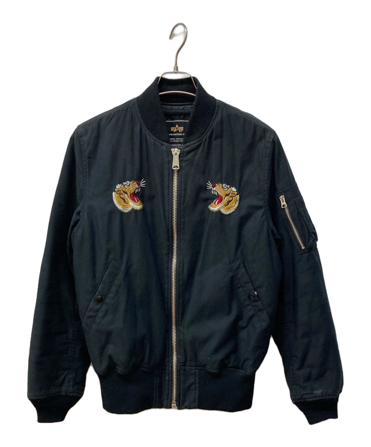 alpha ベトジャン 中古・古着通販】ALPHA (アルファ) ベトジャン ブラック サイズ:L