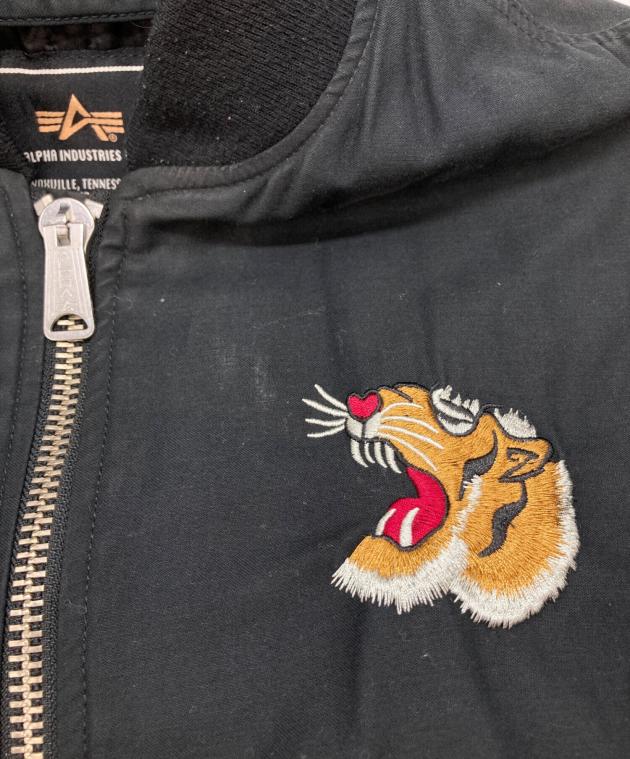 中古・古着通販】ALPHA (アルファ) ベトジャン ブラック サイズ:L