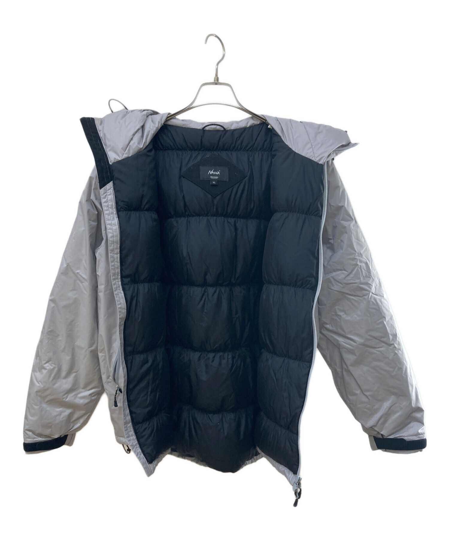 中古・古着通販】NANGA (ナンガ) ダウンジャケット ライトグレー