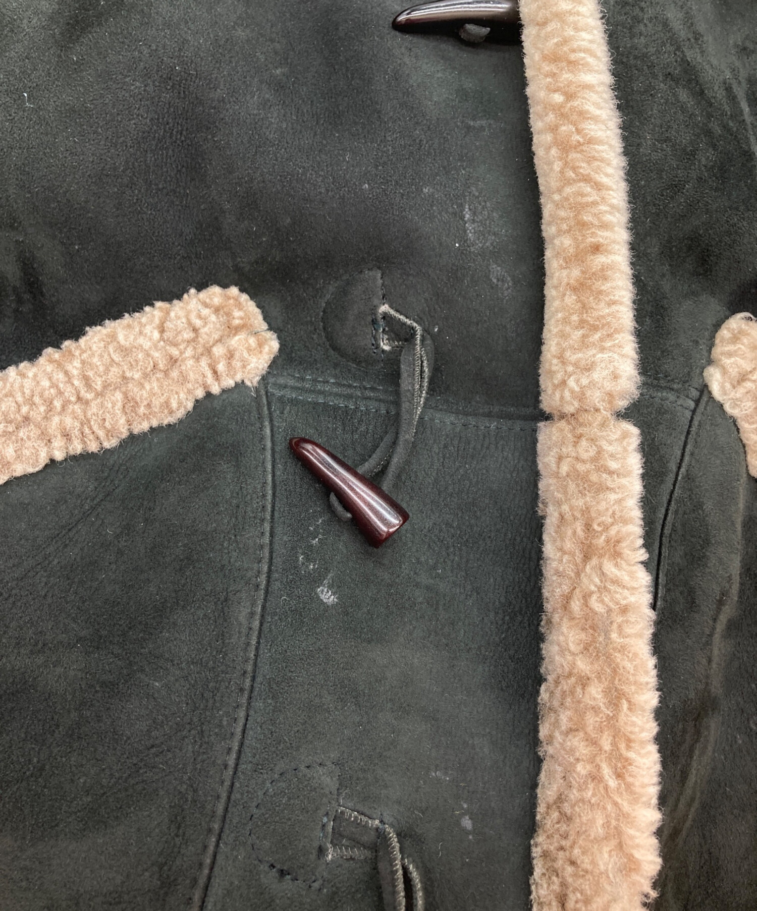 中古・古着通販】teodem (テオデム) ムートンジャケット ブラック 