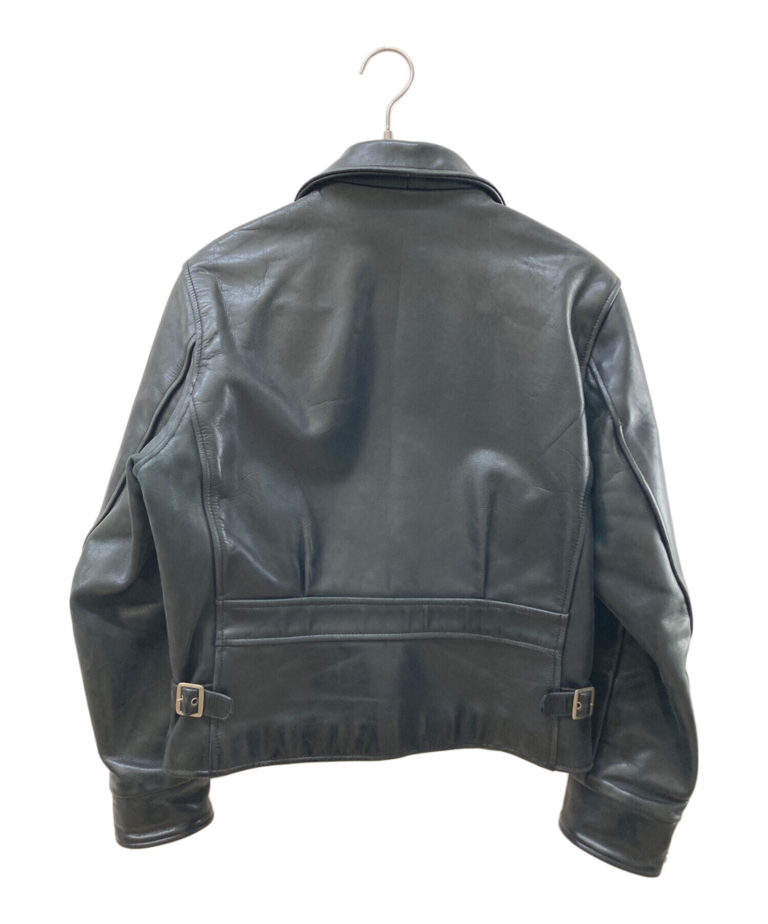 SQUADRON シングルライダース 中古・古着通販】squadron (スクアドロン) シングルライダースレザー