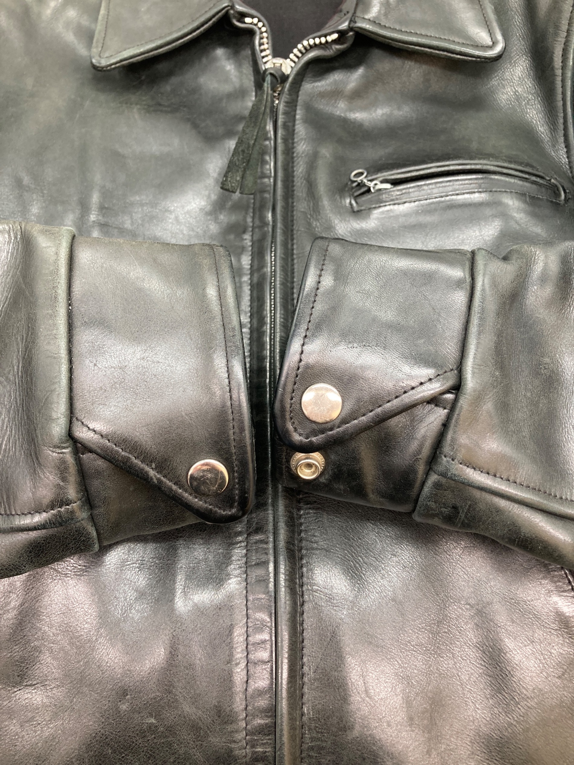 中古・古着通販】squadron (スクアドロン) シングルライダースレザー