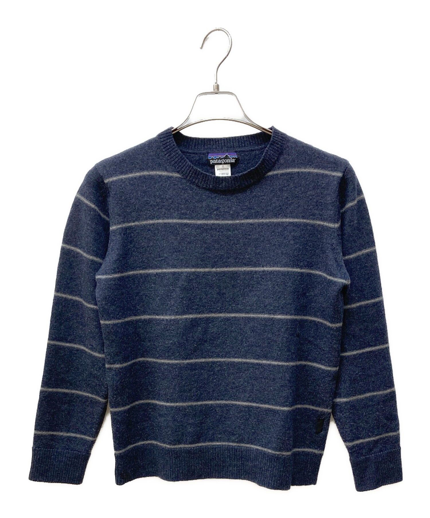 中古・古着通販】Patagonia (パタゴニア) ボーダーニット ネイビー 