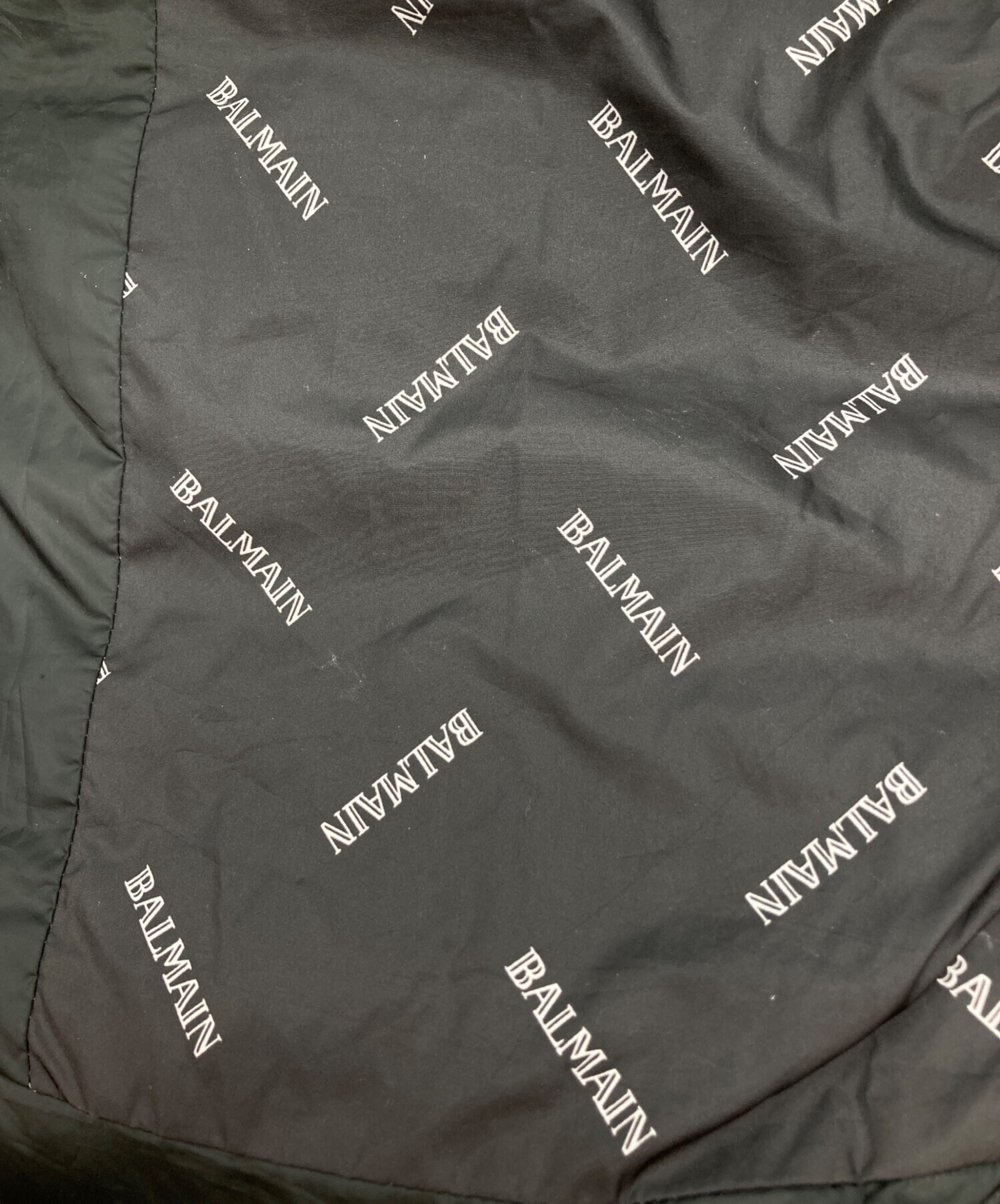 中古・古着通販】BALMAIN (バルマン) ダウンコート ブラック サイズ:M 