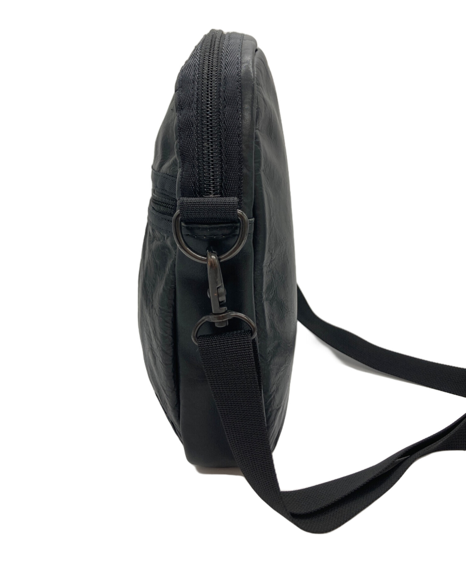 中古・古着通販】PORTER (ポーター) オールレザーショルダーバッグ 