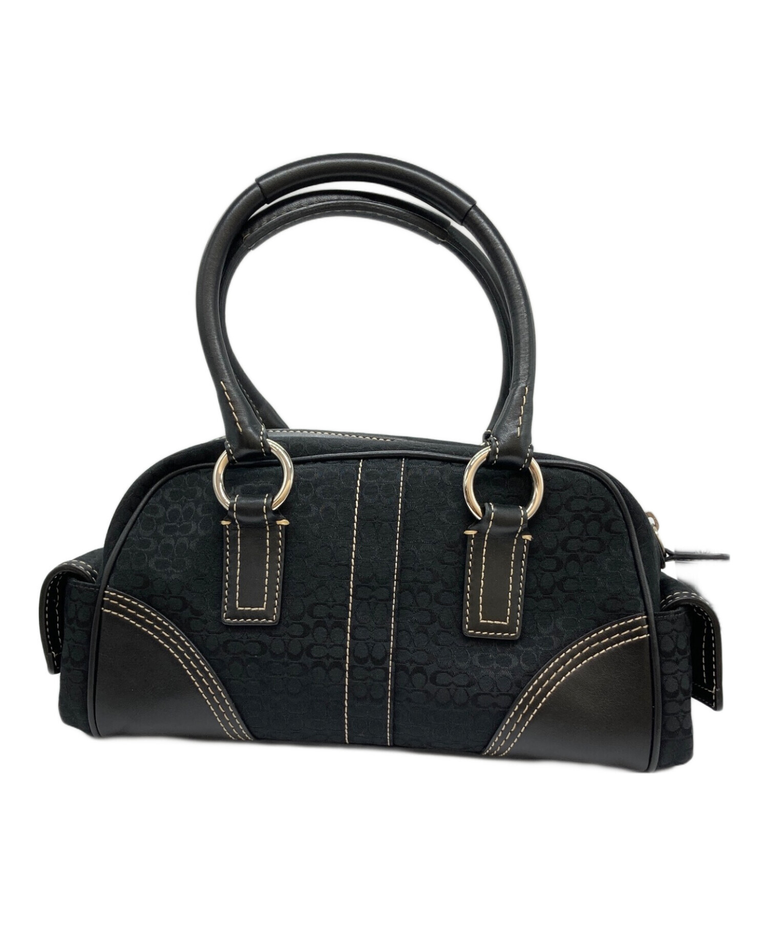 中古・古着通販】COACH (コーチ) レザーコンビシグネチャー