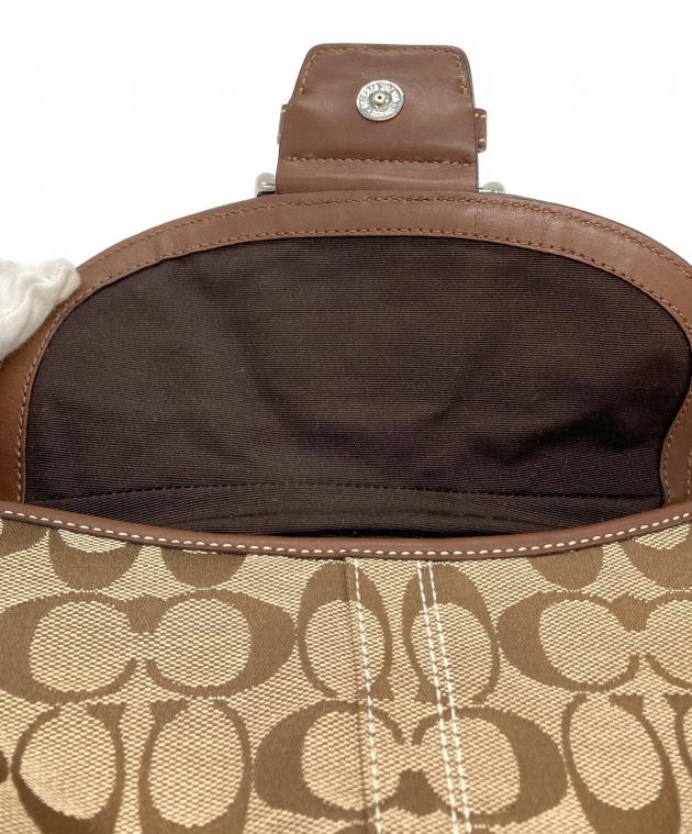 美品 COACH コーチ ソーホー ワンショルダーバッグ レザー ブラウン 中古・古着通販】COACH (コーチ) ソーホー/ワンショルダーバッグ