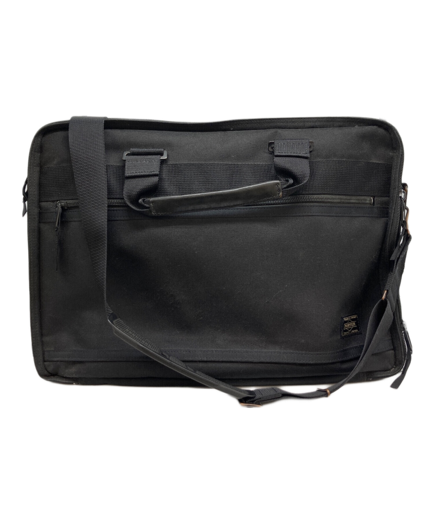 中古・古着通販】PORTER (ポーター) CLIP/2WAYブリーフケース ブラック