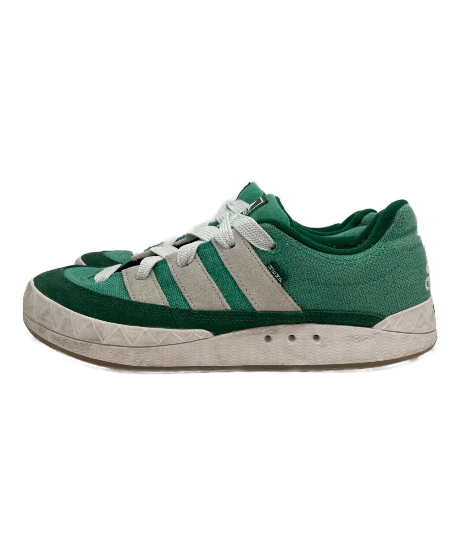  アディダス スニーカー 27cm 緑 【古着】【中古】【送料無料】 中古・古着通販】adidas (アディダス) ローカットスニーカー グリーン