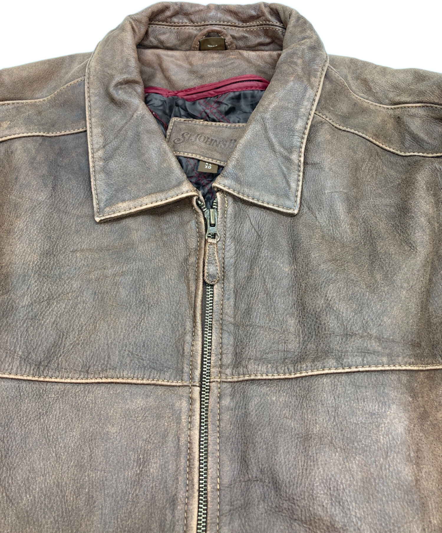 中古・古着通販】ST JOHN'S BAY (セントジョンズベイ) レザー