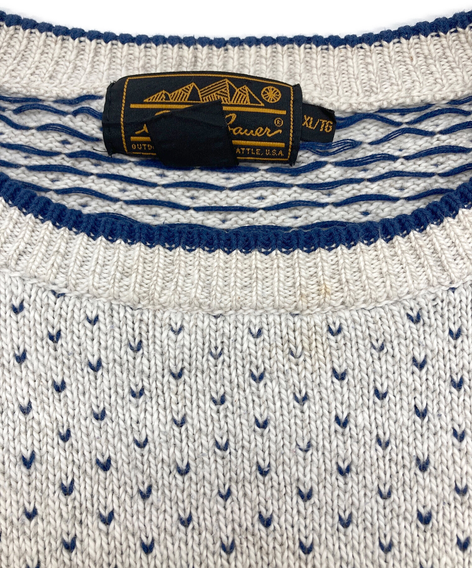 中古・古着通販】Eddie Bauer (エディーバウアー) バーズアイニット