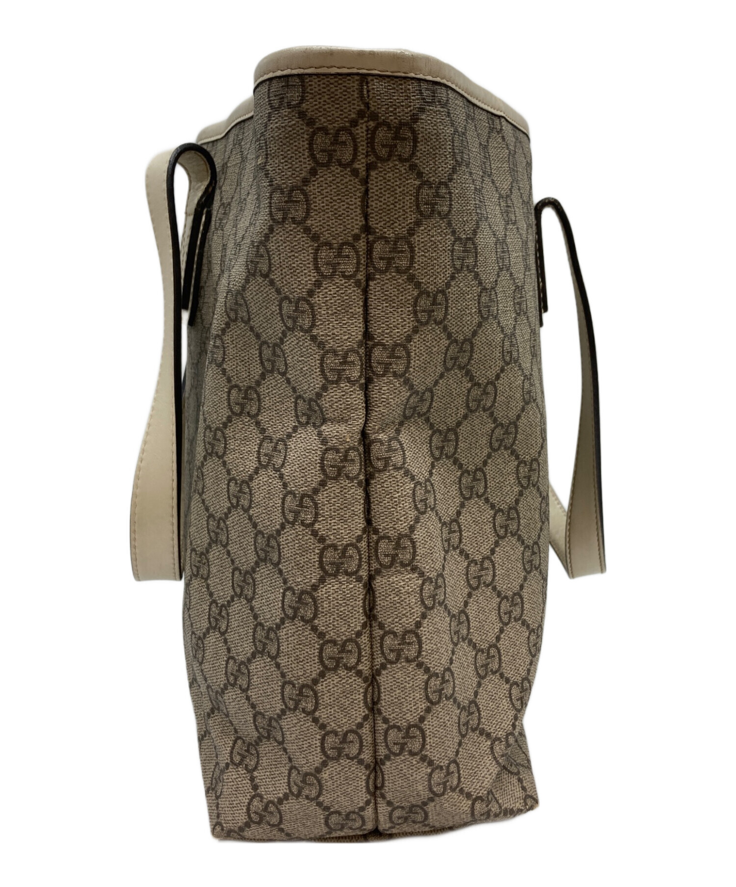 【入手困難・美品】グッチ☆トートバッグ スネーク GGスプリーム PVC 大容量 入手困難・美品】グッチ☆トートバッグ スネーク GGスプリーム PVC 大容量