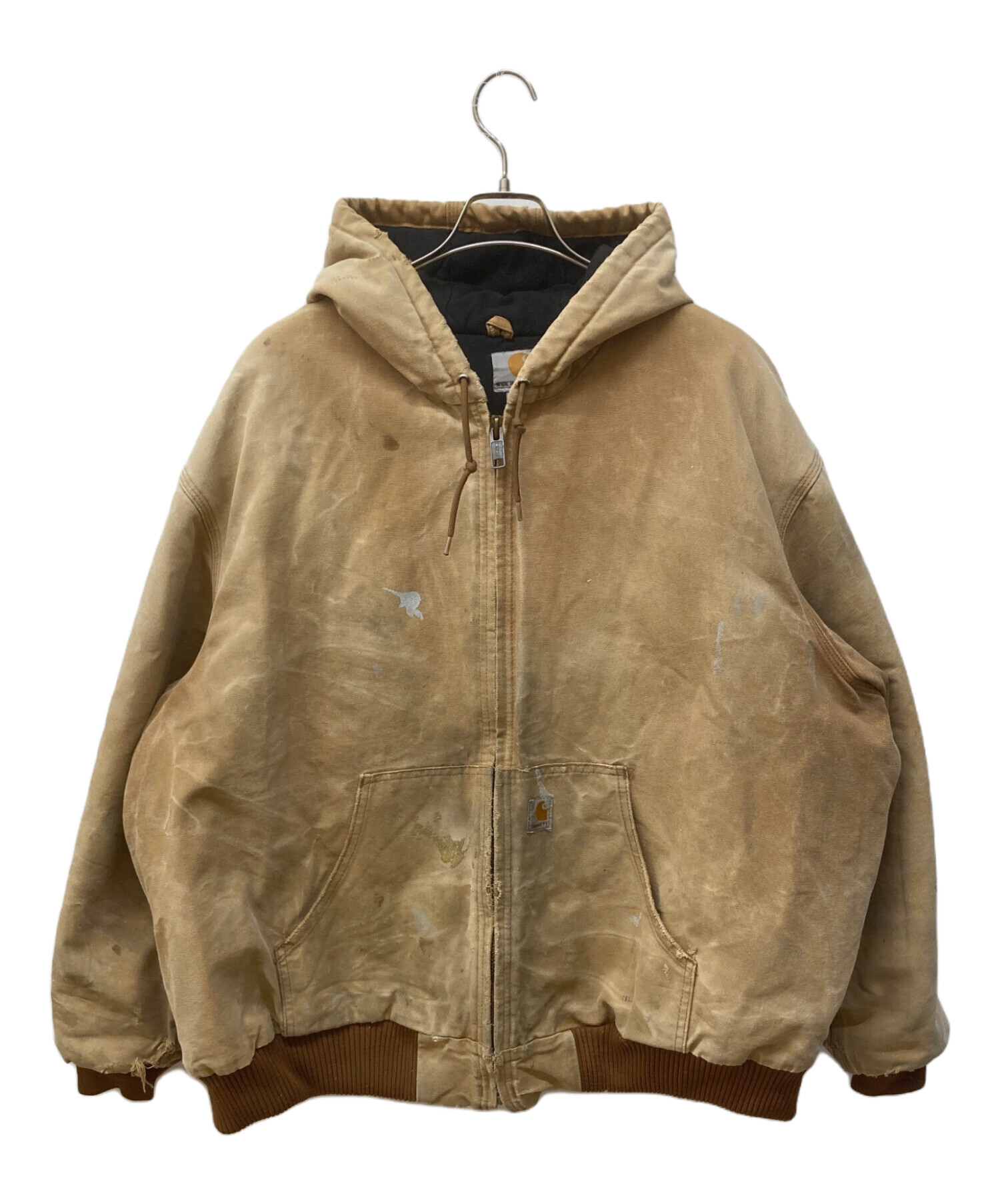 中古・古着通販】CarHartt (カーハート) アクティブパーカー ベージュ