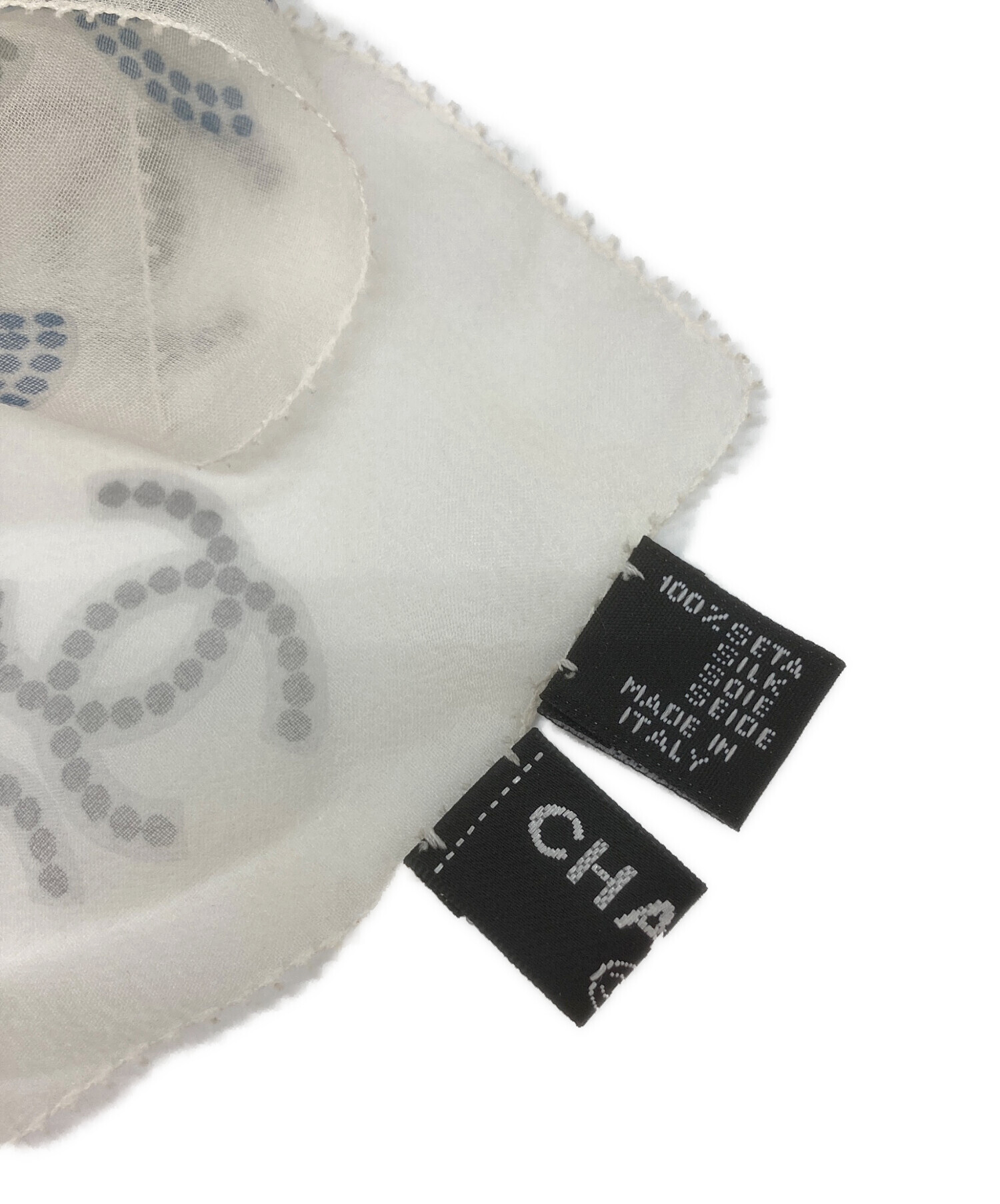 中古・古着通販】CHANEL (シャネル) ココマーク大判シルクスカーフ