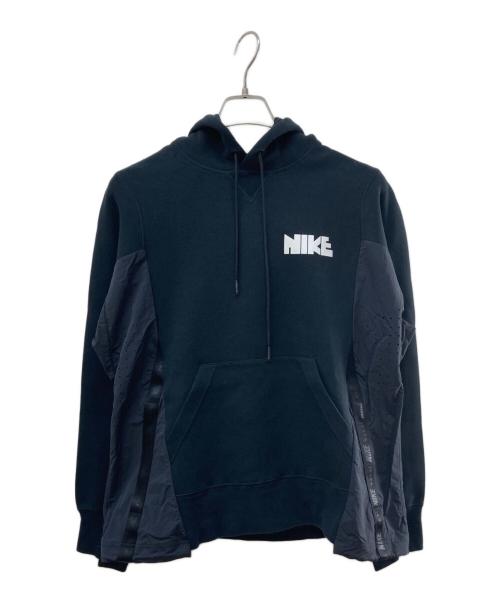 【ナイキ × サカイ】 ドッキング フーデッドブルゾン ジャケット XS 黒 sacai（サカイ） 代官山)ナイキ NIKE ×サカイ Sacai Full zip HD