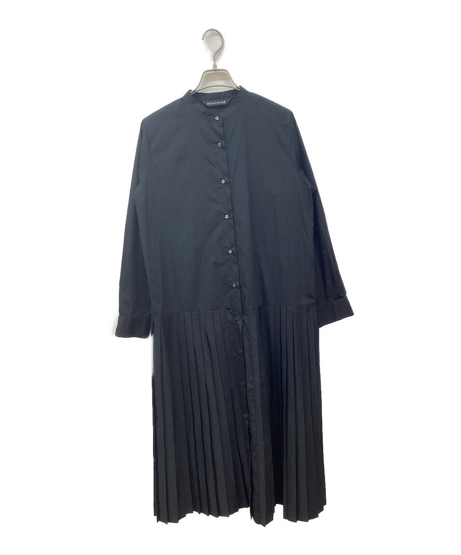 中古・古着通販】mizuiro-ind (ミズイロインド) プリーツ切替シャツ