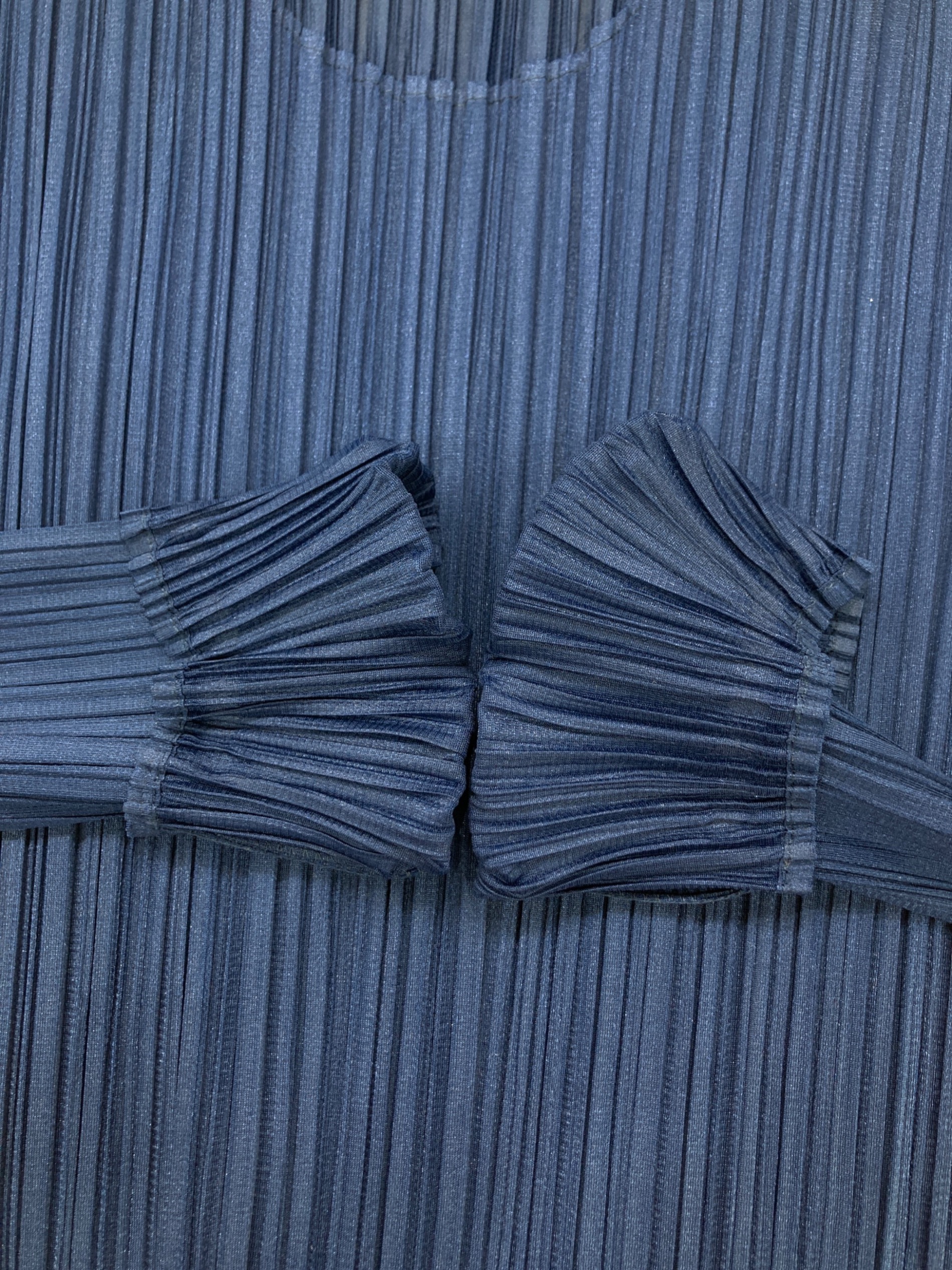 PLEATS PLEASE プリーツプリーズ ブラウス L 青 【古着】【中古】【送料無料】 PLEATS PLEASE ISSEY MIYAKE MIYAKE(プリーツプリーズイッセイミヤケ