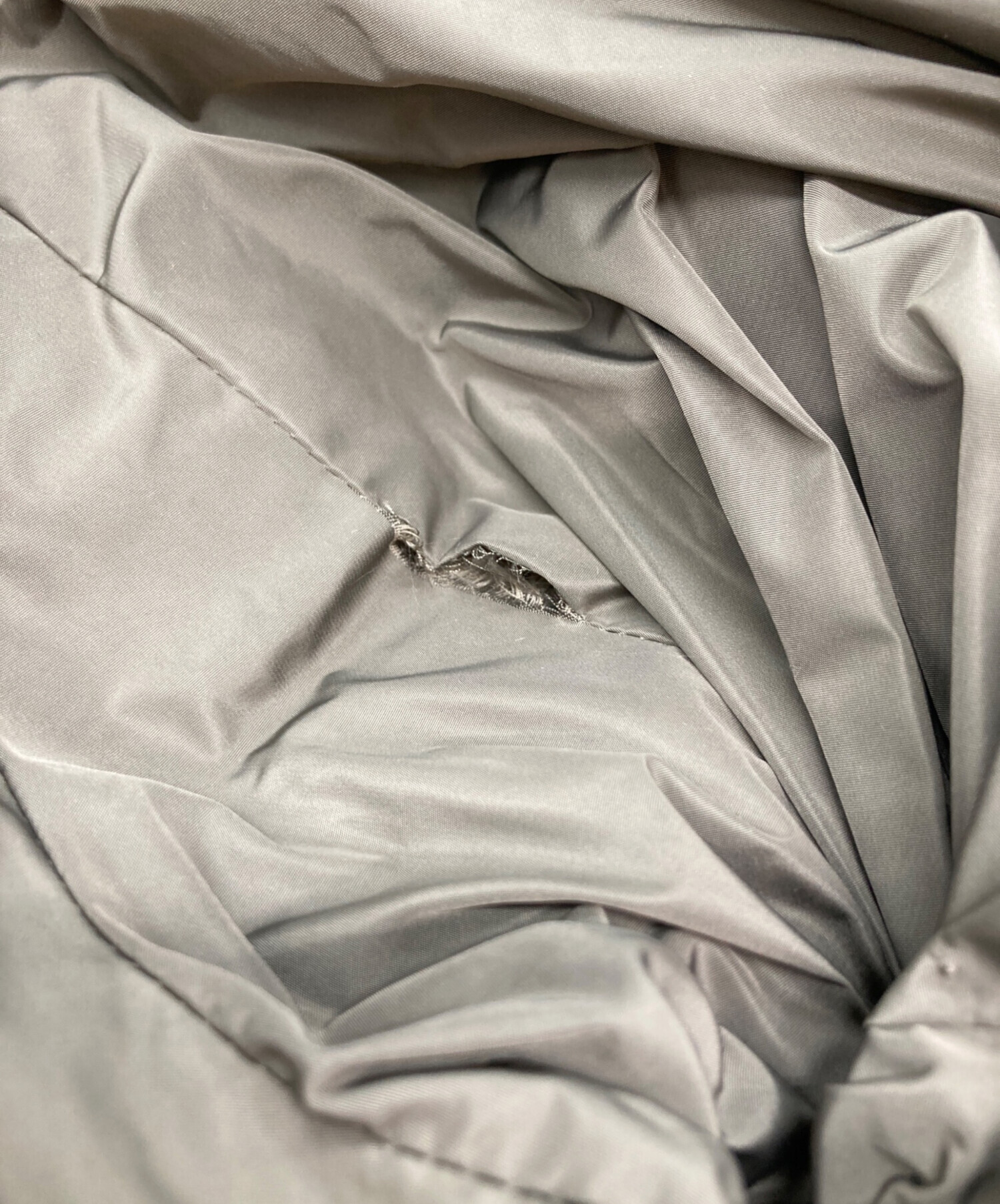 【ボールジィ】ライトダウンコンビ リバーシブルフーデットコート カーキ 36 中古・古着通販】BALLSEY (ボールジィ) ライトダウンコンビ