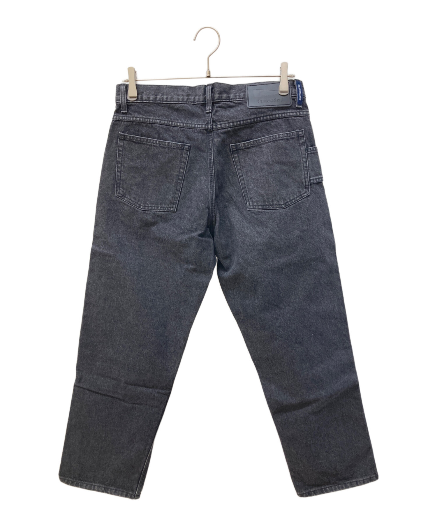 中古・古着通販】DESCENDANT (ディセンダント) デニムパンツ ブラック 