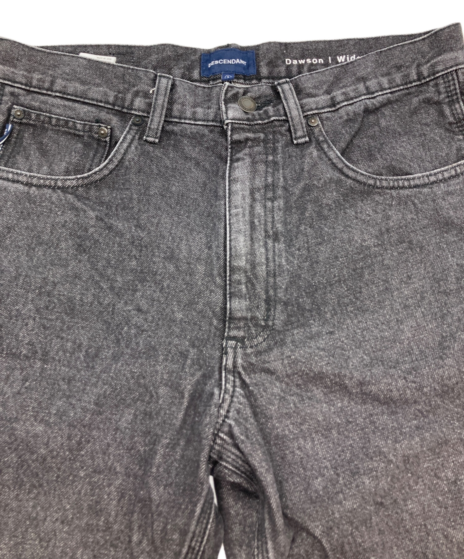 中古・古着通販】DESCENDANT (ディセンダント) デニムパンツ ブラック