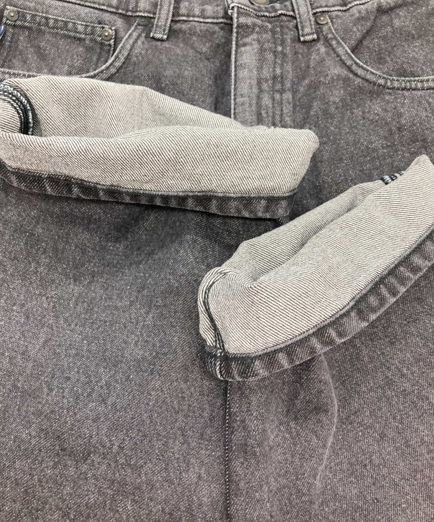 中古・古着通販】DESCENDANT (ディセンダント) デニムパンツ ブラック