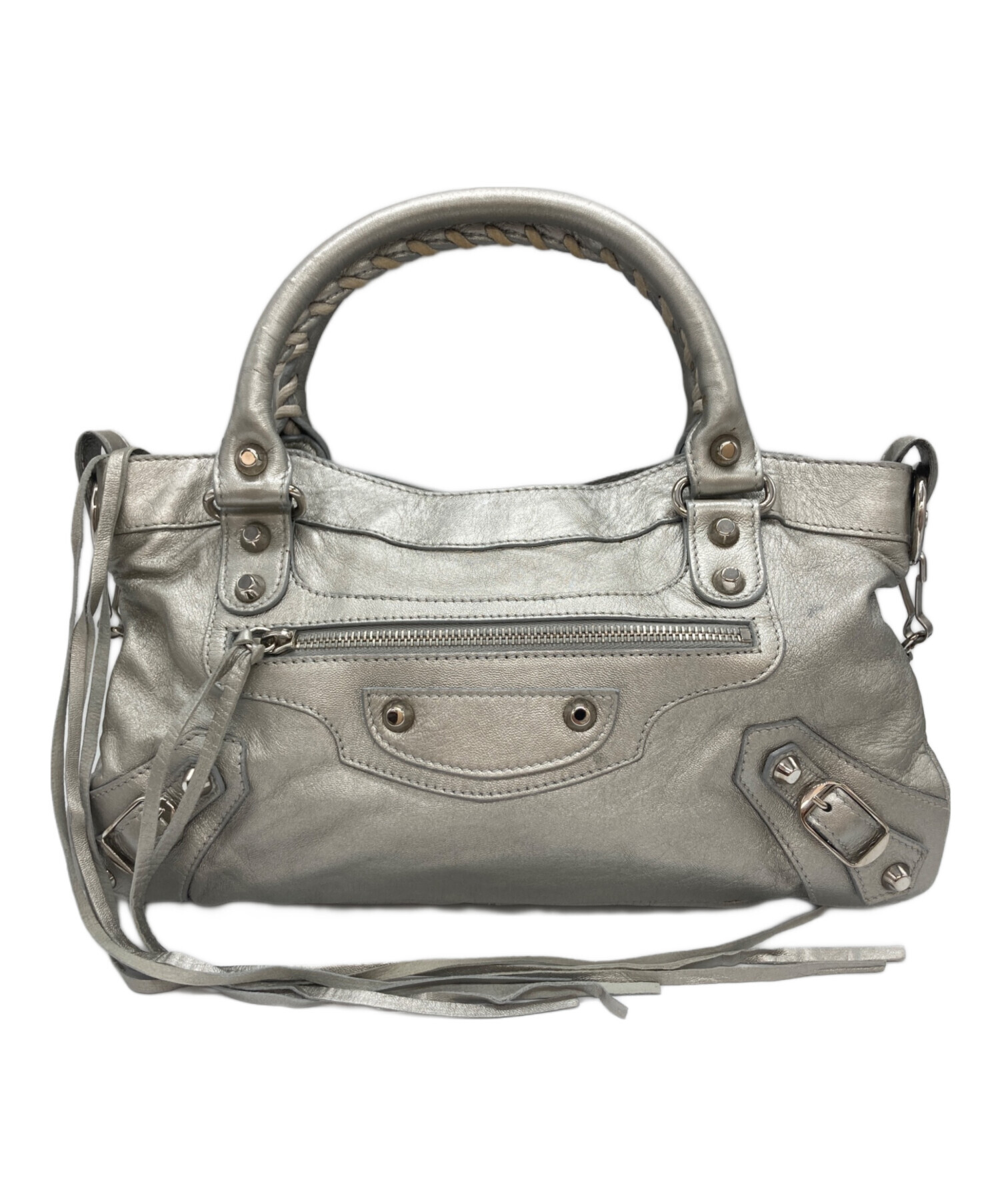 中古・古着通販】BALENCIAGA (バレンシアガ) バッグ シルバー