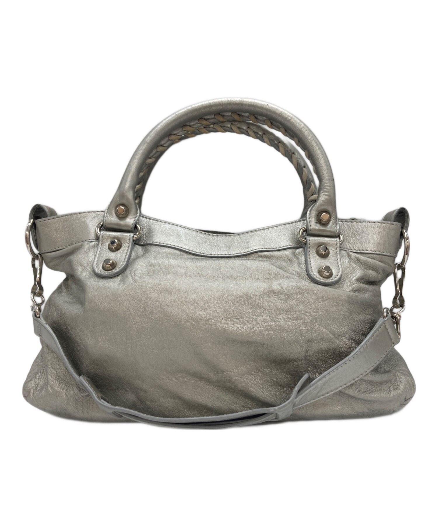 中古・古着通販】BALENCIAGA (バレンシアガ) バッグ シルバー