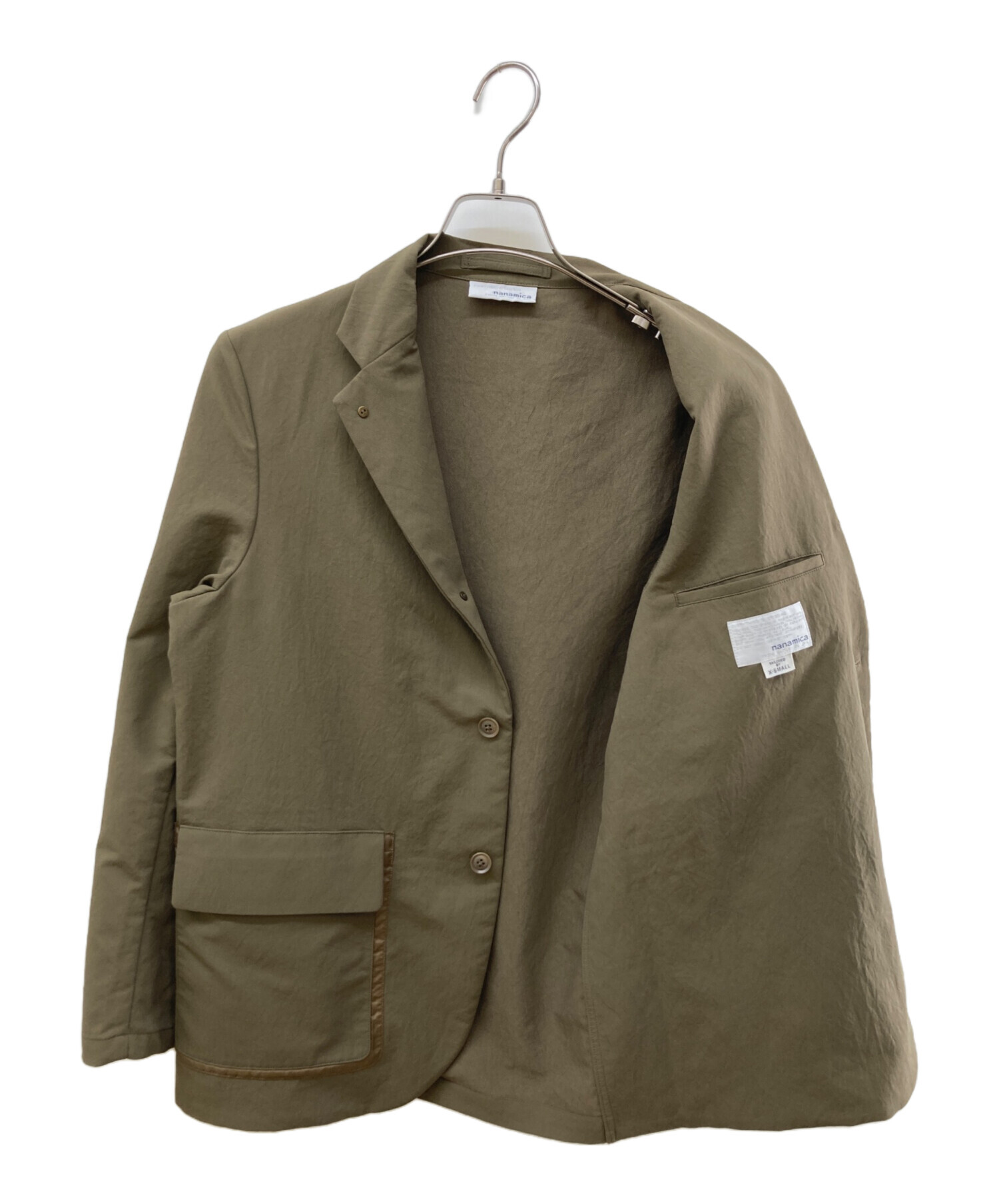 中古・古着通販】nanamica (ナナミカ) テーラードジャケット カーキ
