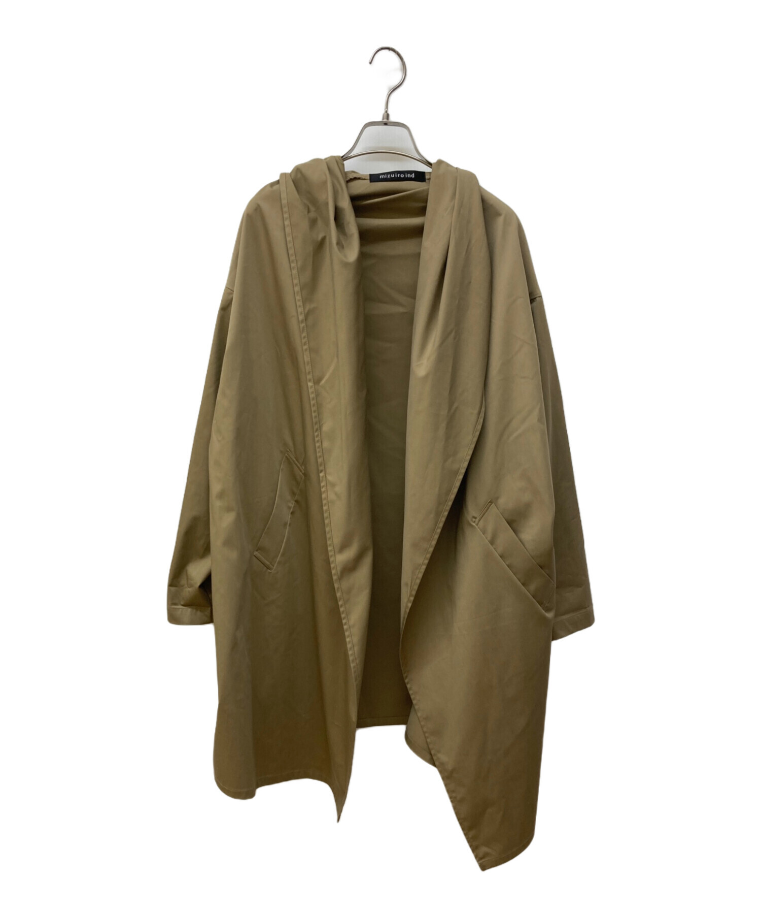 中古・古着通販】mizuiro-ind (ミズイロインド) 変形ガウンコート