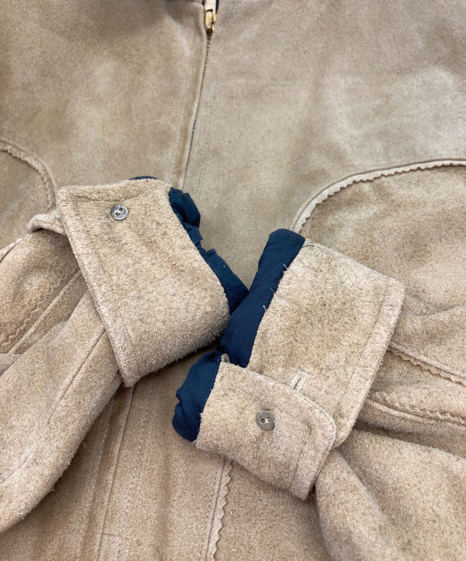 中古・古着通販】UNUSED (アンユーズド) Suede jacket/カウレザー