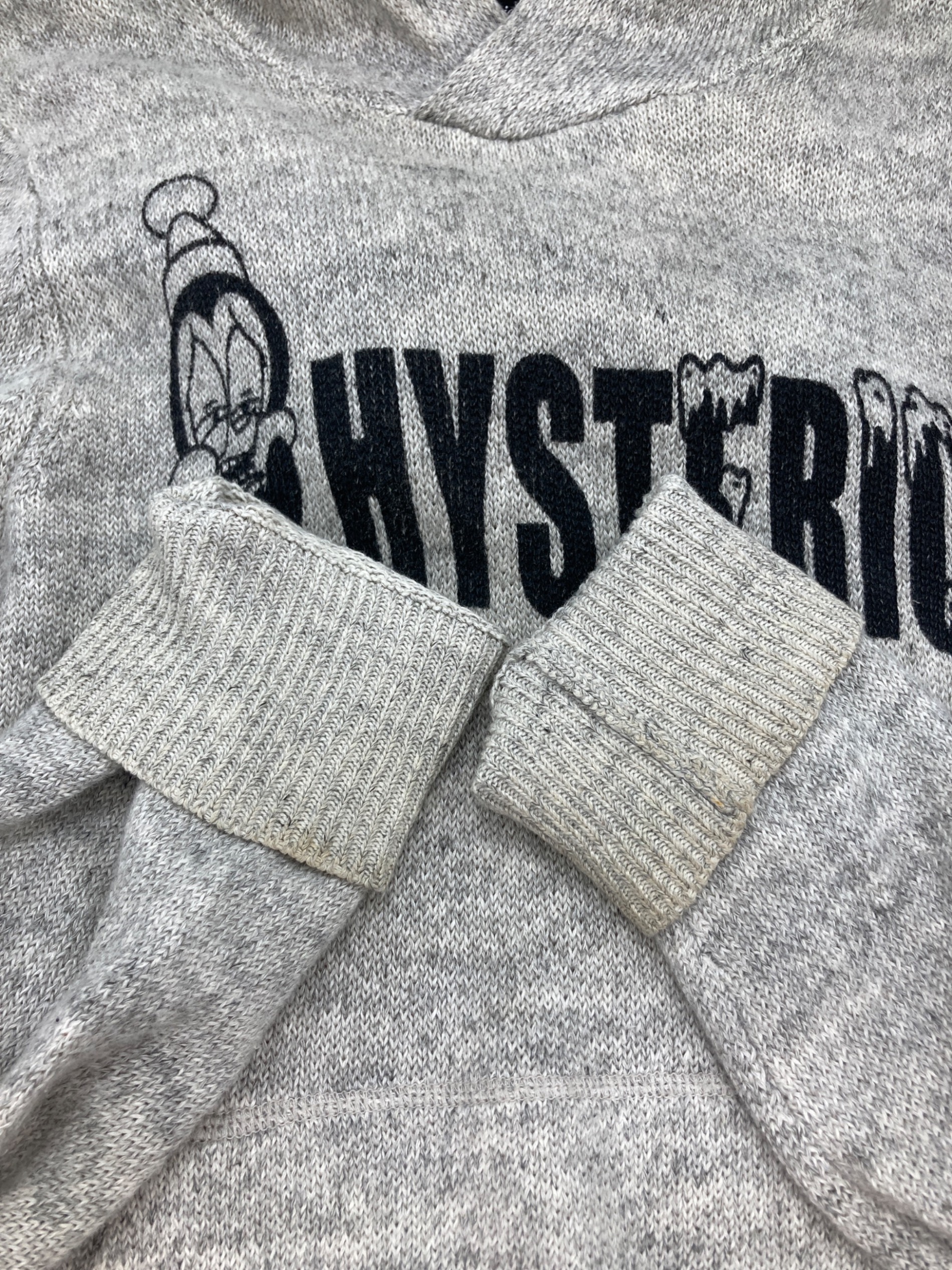 Hysteric ロゴパーカー グレー 定価12,000円 HYS LOGO パーカー（パーカー）｜HYSTERIC GLAMOUR（ヒステリック