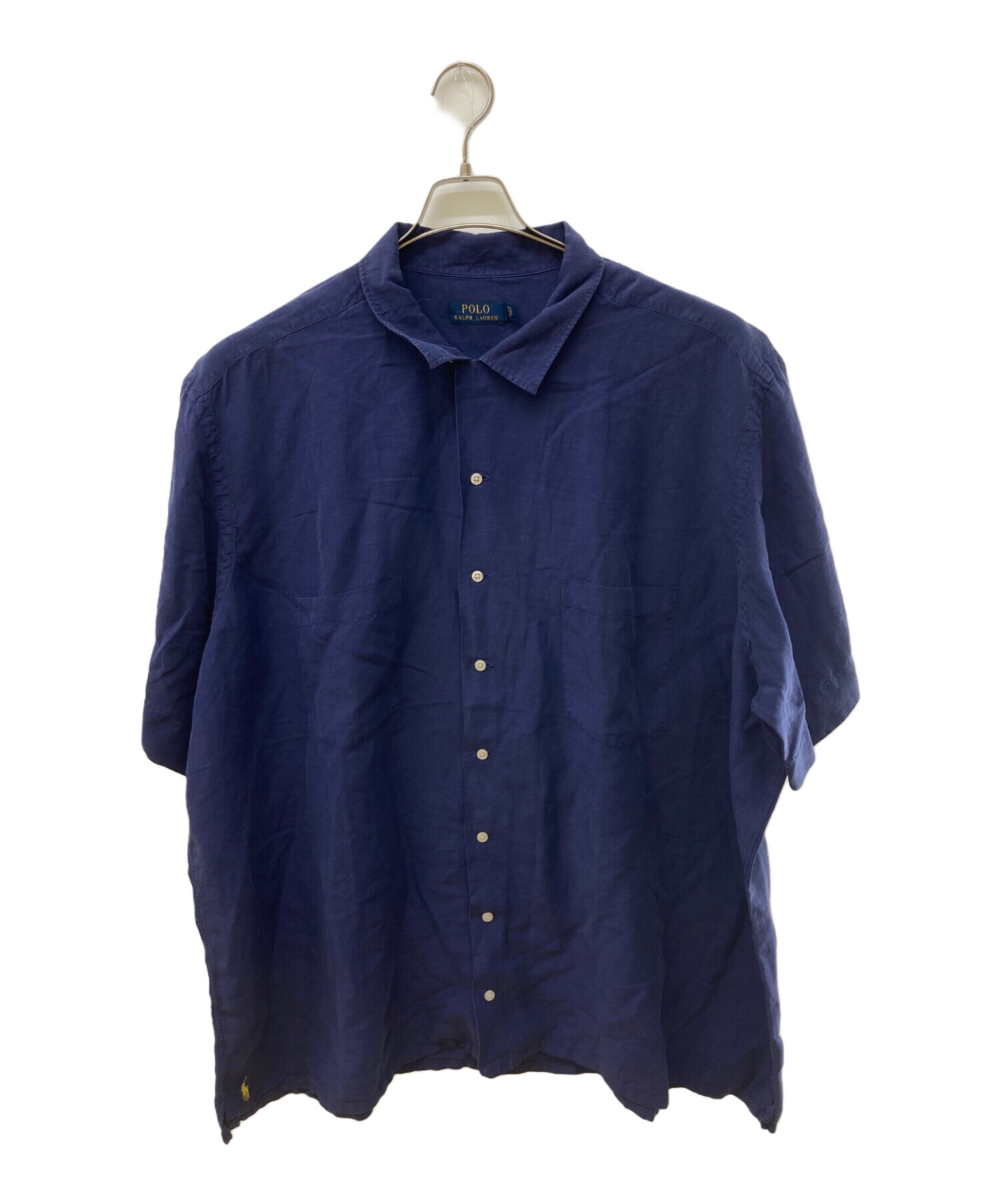 Polo ralph Laurenリネン シルク オープンカラーシャツ