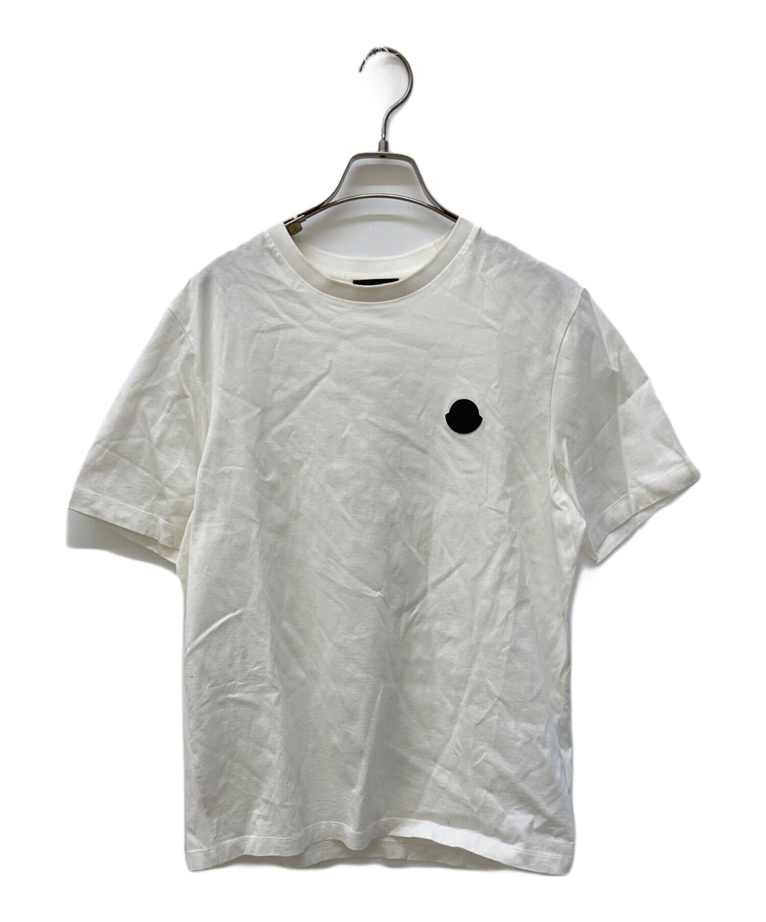 中古・古着通販】MONCLER (モンクレール) ラバーワッペンロゴTシャツ