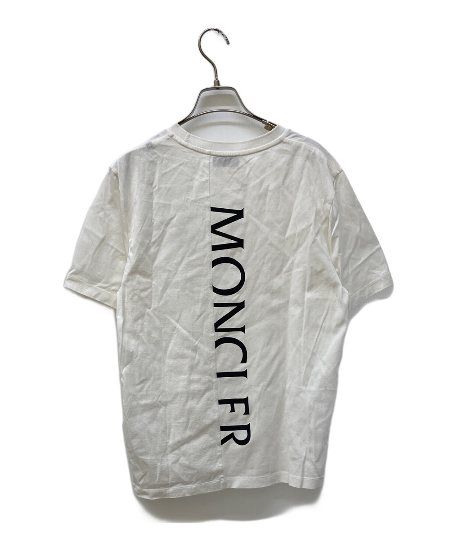 中古・古着通販】MONCLER (モンクレール) ラバーワッペンロゴTシャツ