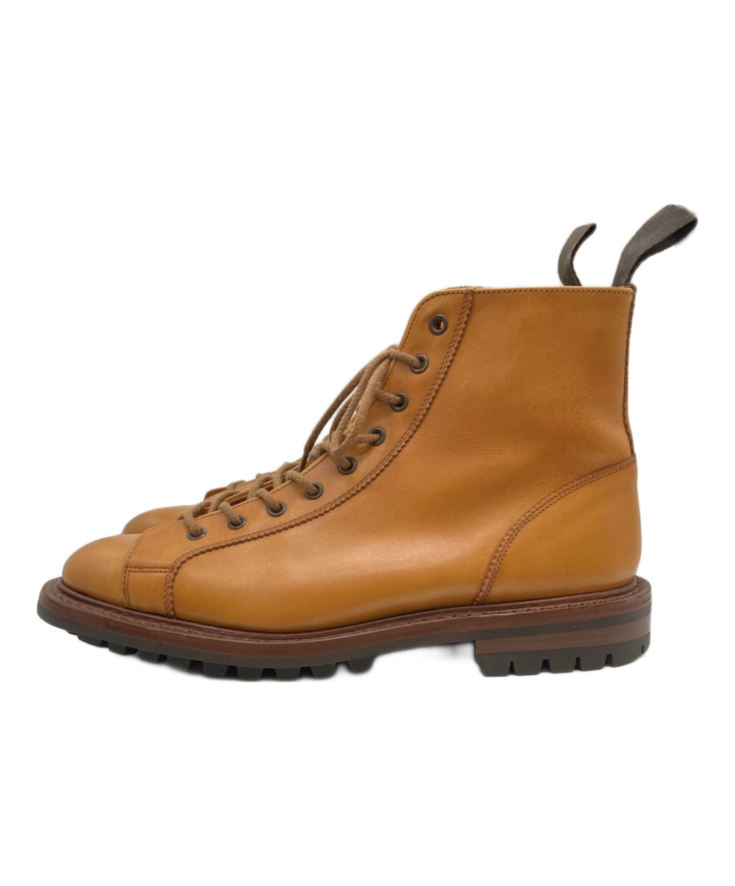 トリッカーズ　モンクブーツ　ブラウン 7ハーフ 中古・古着通販】Tricker's (トリッカーズ) レースアップブーツ