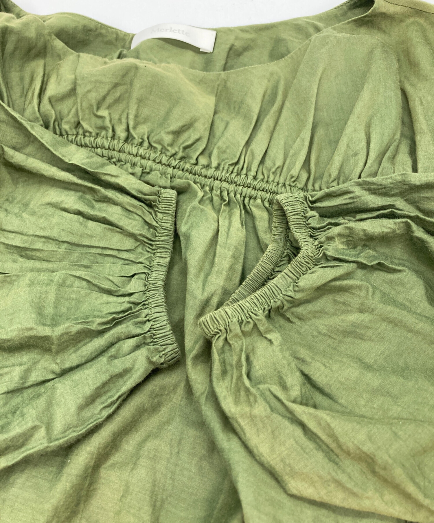 中古・古着通販】Merlette (マーレット) コットンシルクシャーリング