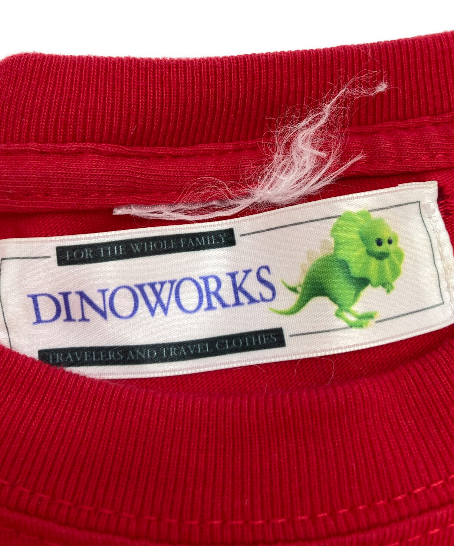 中古・古着通販】Dinoworks (ディノワークス) Tシャツ レッド サイズ