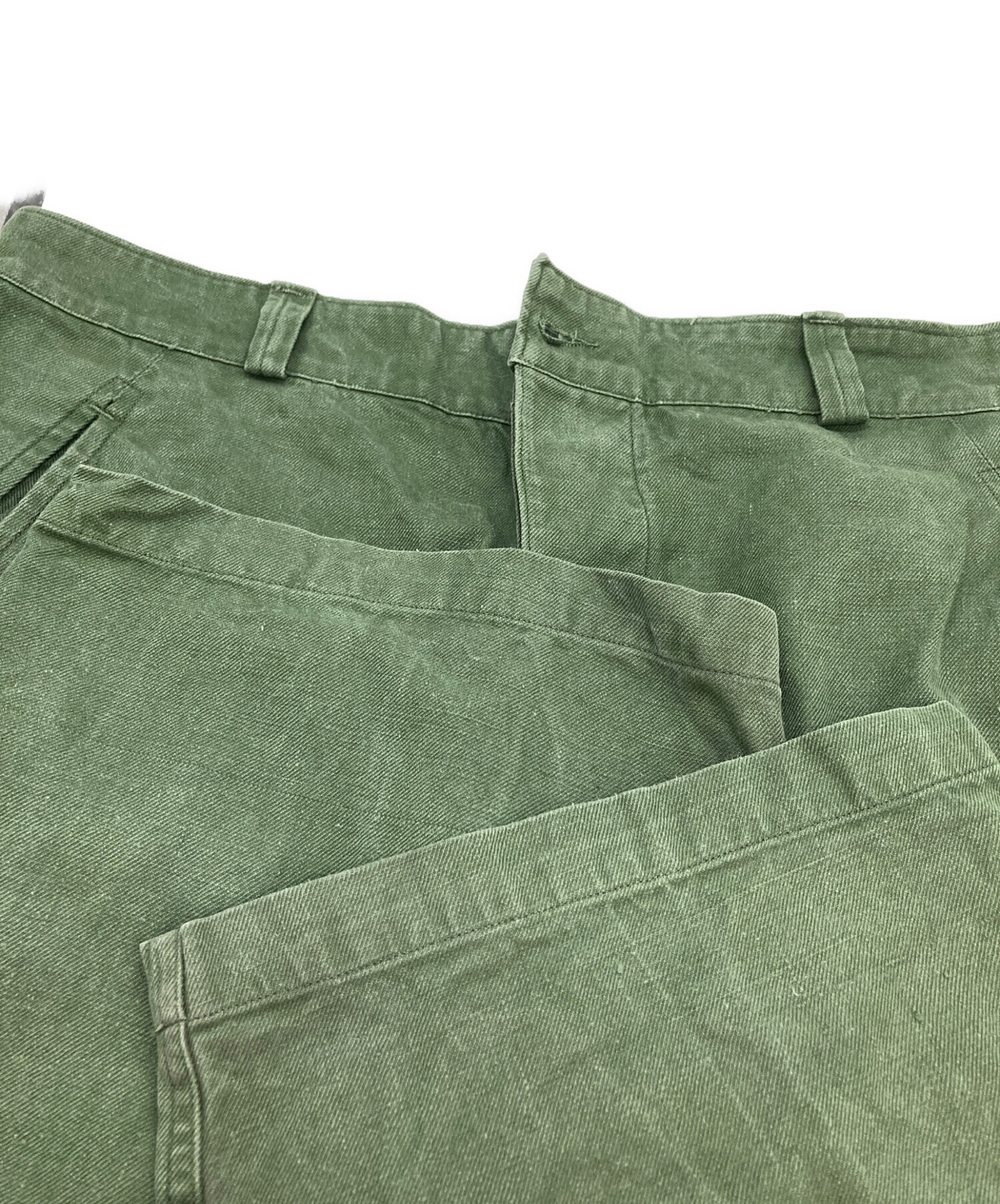 M-47　他の方のご購入はお控えください。 中古・古着通販】USED (ユーズド) 染めM-47カーゴパンツ グリーン