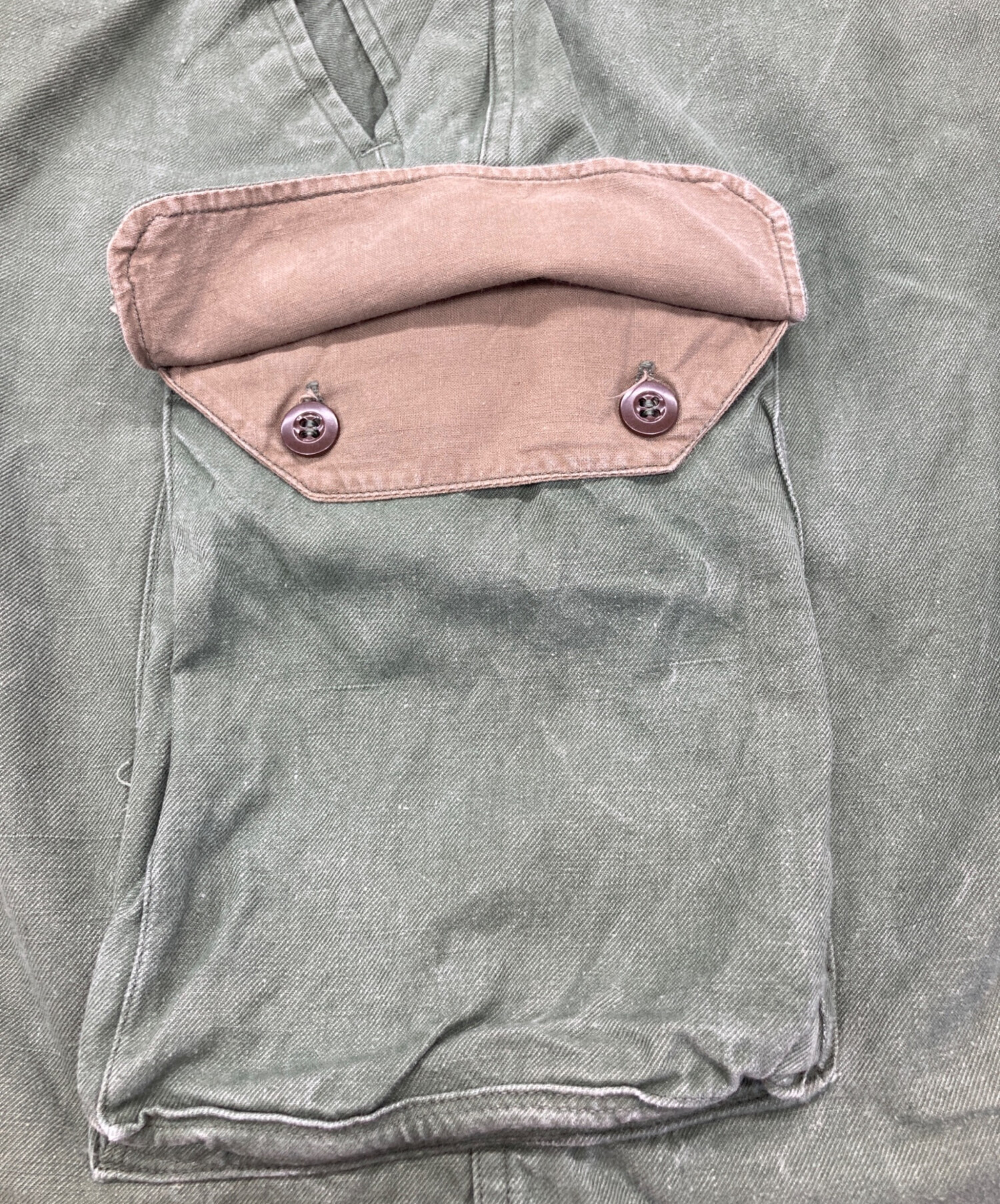 中古・古着通販】USED (ユーズド) 染めM-47カーゴパンツ グリーン