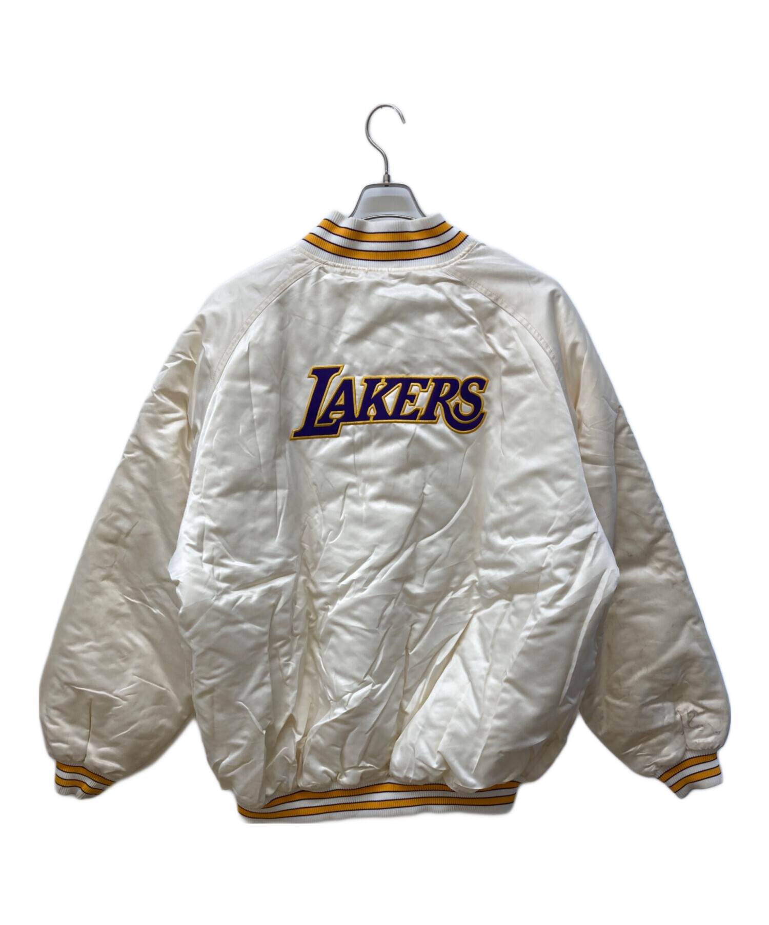 中古・古着通販】NIKE (ナイキ) ナイロンスタジャン アイボリー サイズ