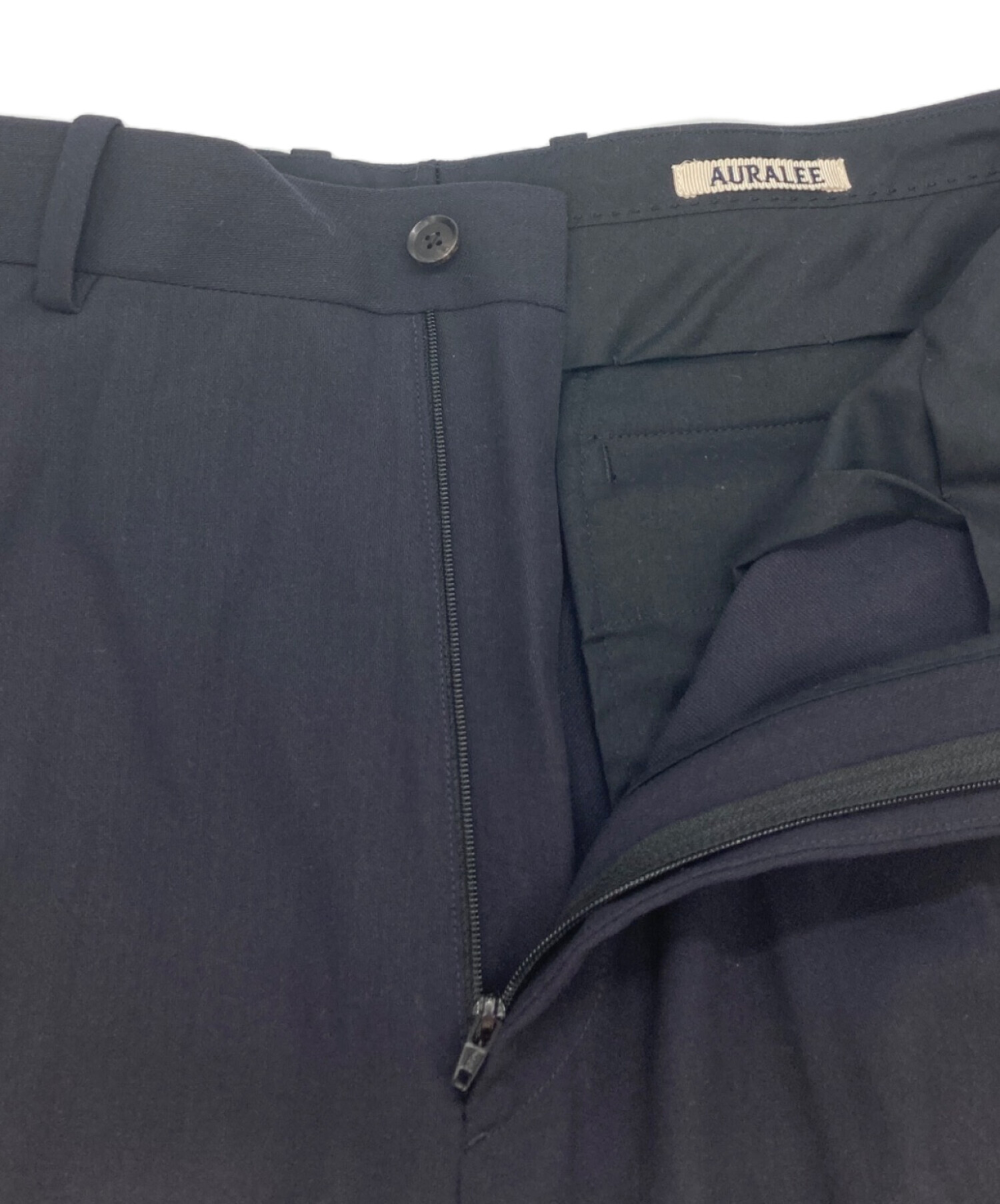 中古・古着通販】AURALEE (オーラリー) HARD TWIST WOOL DOBBY SLACKS