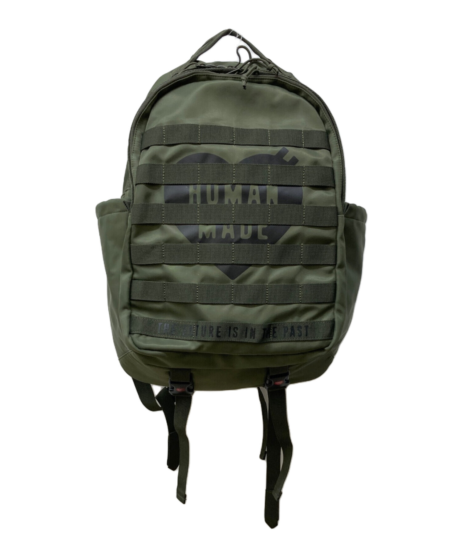 HUMAN MADEヒューマンメイド ミリタリー バックパック リュック カーキ 中古・古着通販】HUMAN MADE (ヒューマンメイド) MILITARY BACKPACK