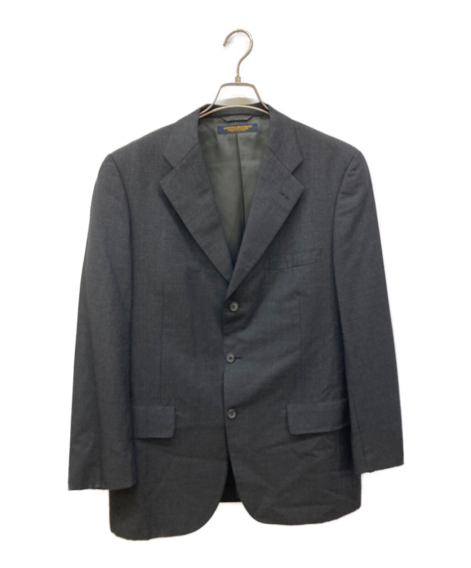 BROOKS BROTHRTS ブルックスブラザーズ 3B留め ブレザー グレー 中古・古着通販】BROOKS BROTHERS (ブルックスブラザーズ) 3B