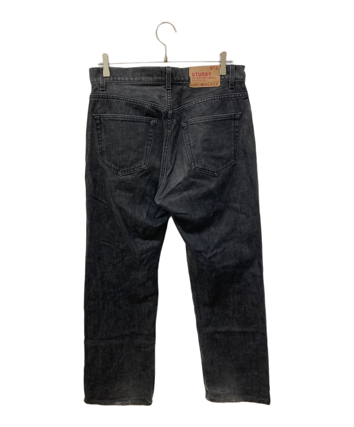 中古・古着通販】stussy (ステューシー) デニムパンツ ブラック サイズ