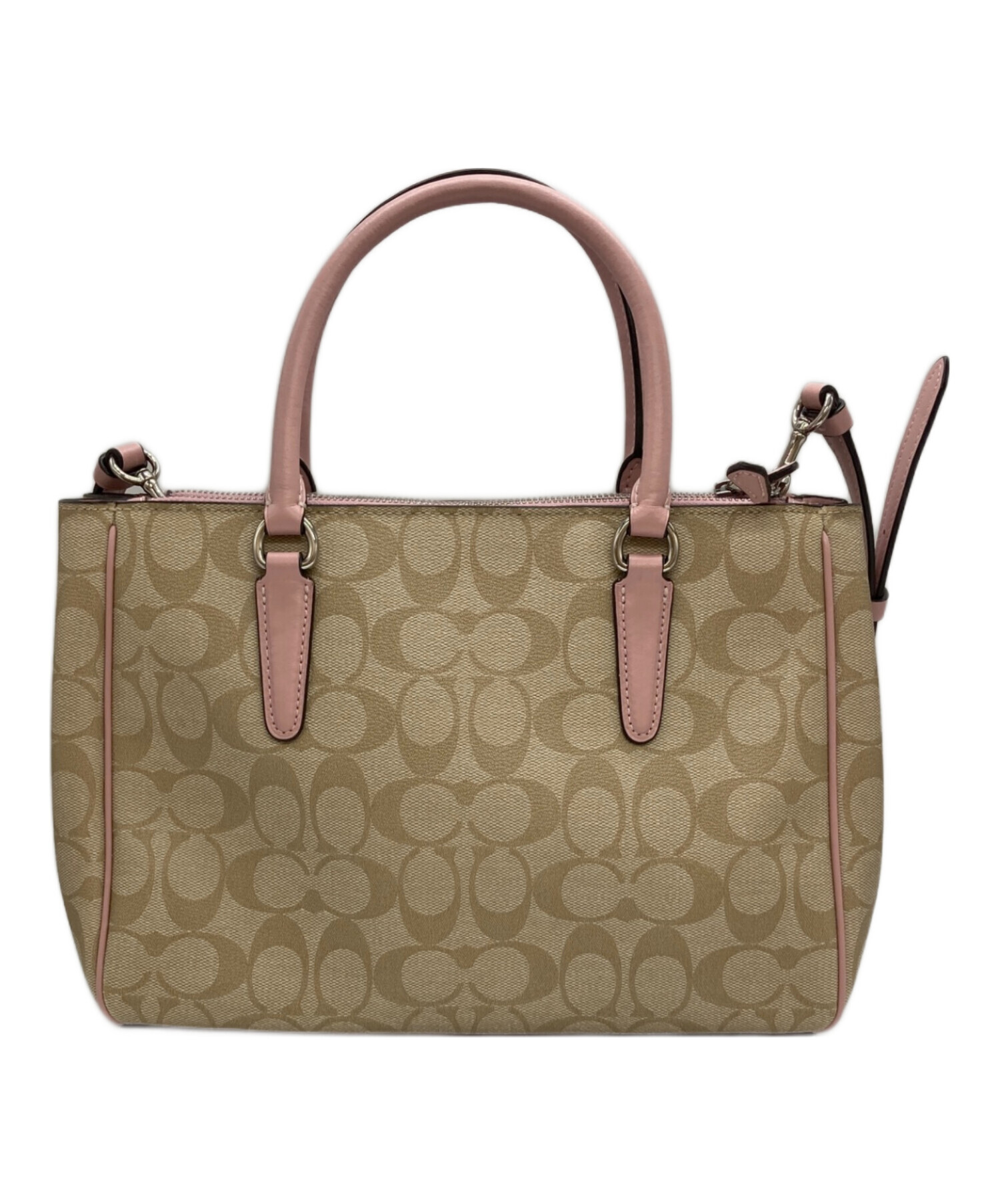中古・古着通販】COACH (コーチ) 2WAYショルダーバッグ ピンク