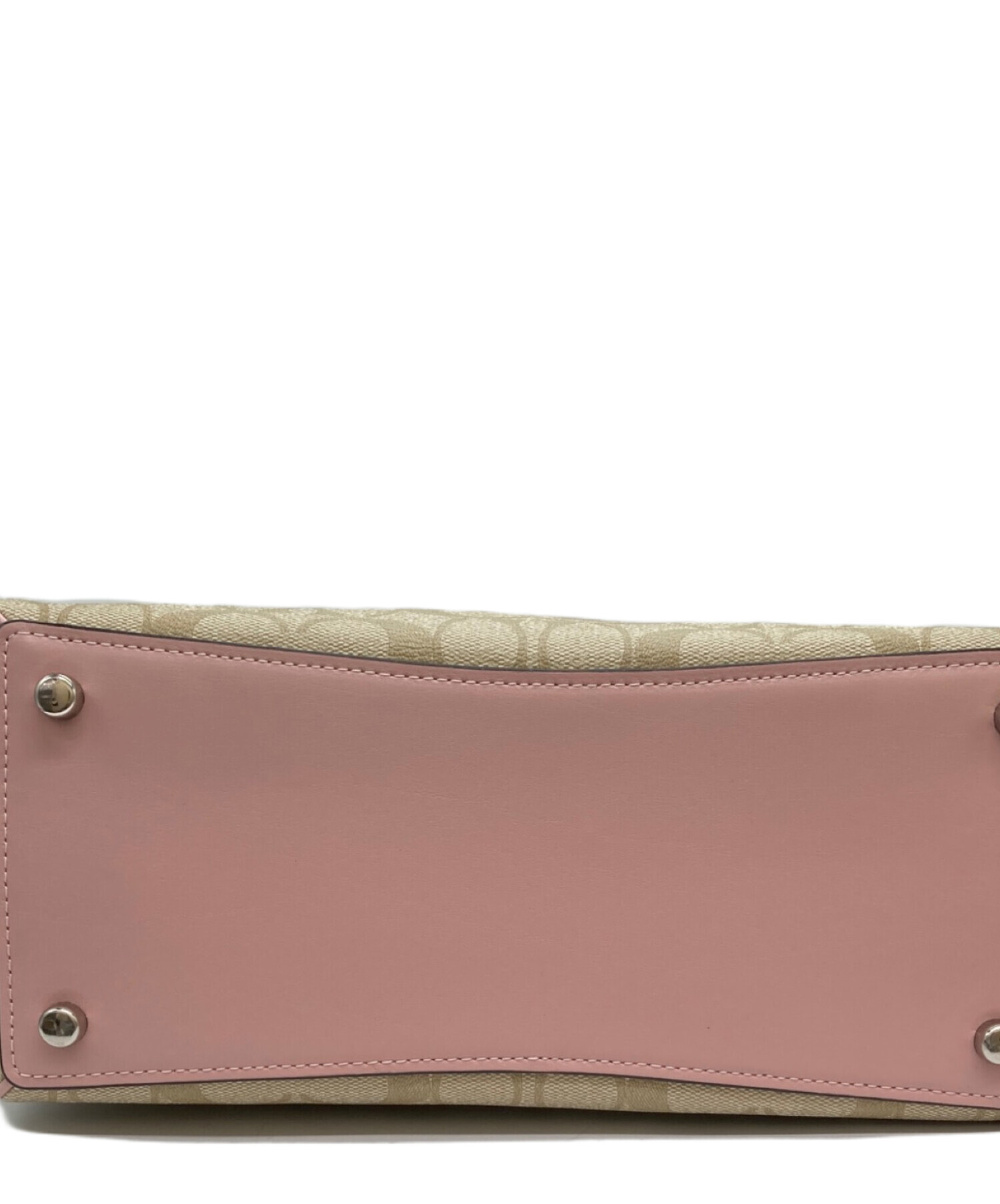 中古・古着通販】COACH (コーチ) 2WAYショルダーバッグ ピンク