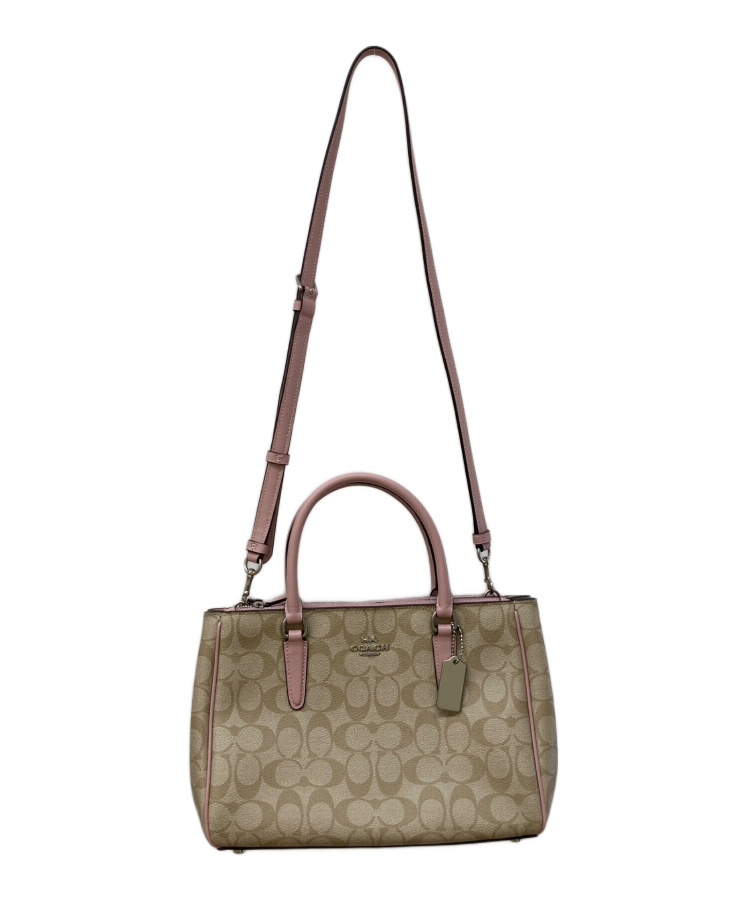 中古・古着通販】COACH (コーチ) 2WAYショルダーバッグ ピンク
