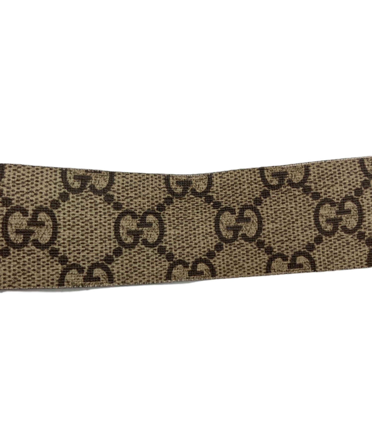 中古・古着通販】GUCCI (グッチ) スネークプリントレザーベルト/GG