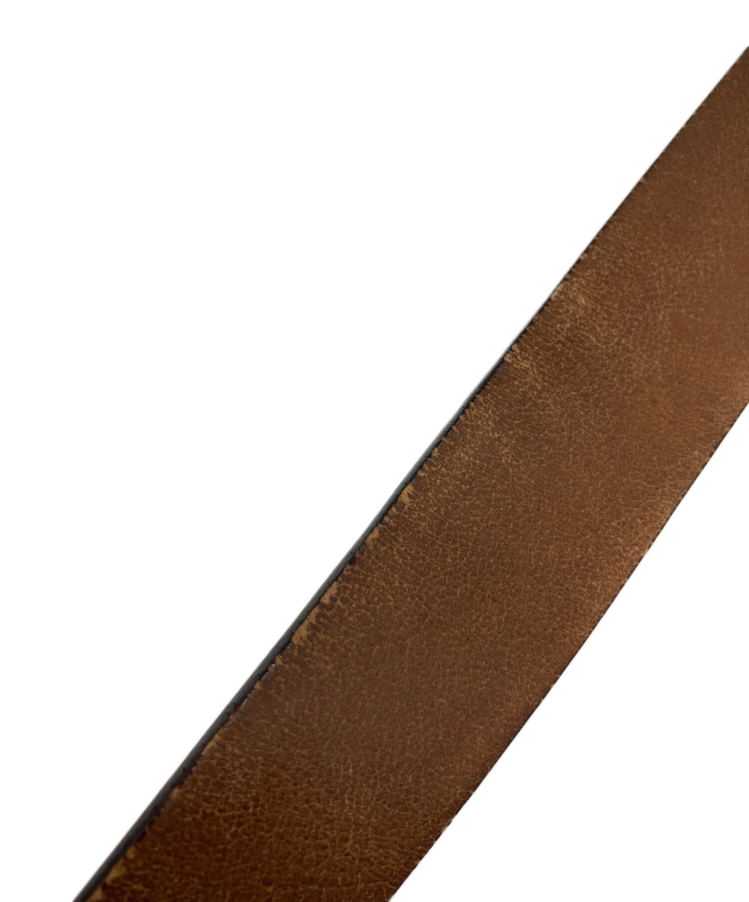 中古・古着通販】GUCCI (グッチ) スネークプリントレザーベルト/GG