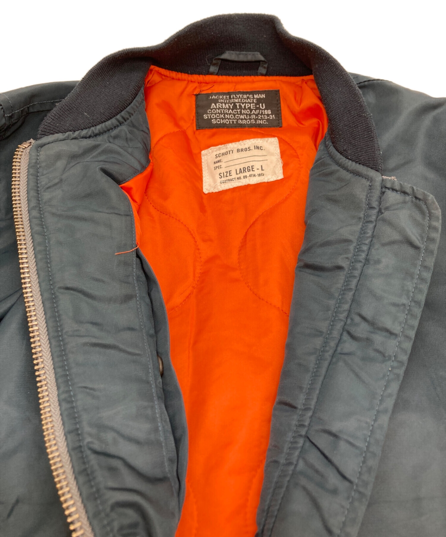 中古・古着通販】Schott (ショット) ナイロンフライトジャケット